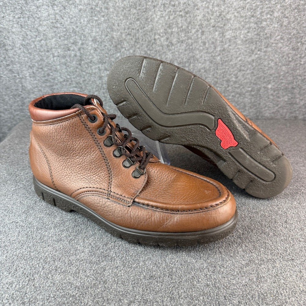 Red‎ Wing Leather Moc Toe Made in USA Men's 10B Chukka Boots
